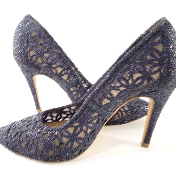 Glitter Mesh Pumps Sz 6 - Picture 16 of 16